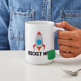 thumbnail image 4 of CafePress - Rocket Man - 15 oz Ceramic Large White Novelty Mug, 4 of 6