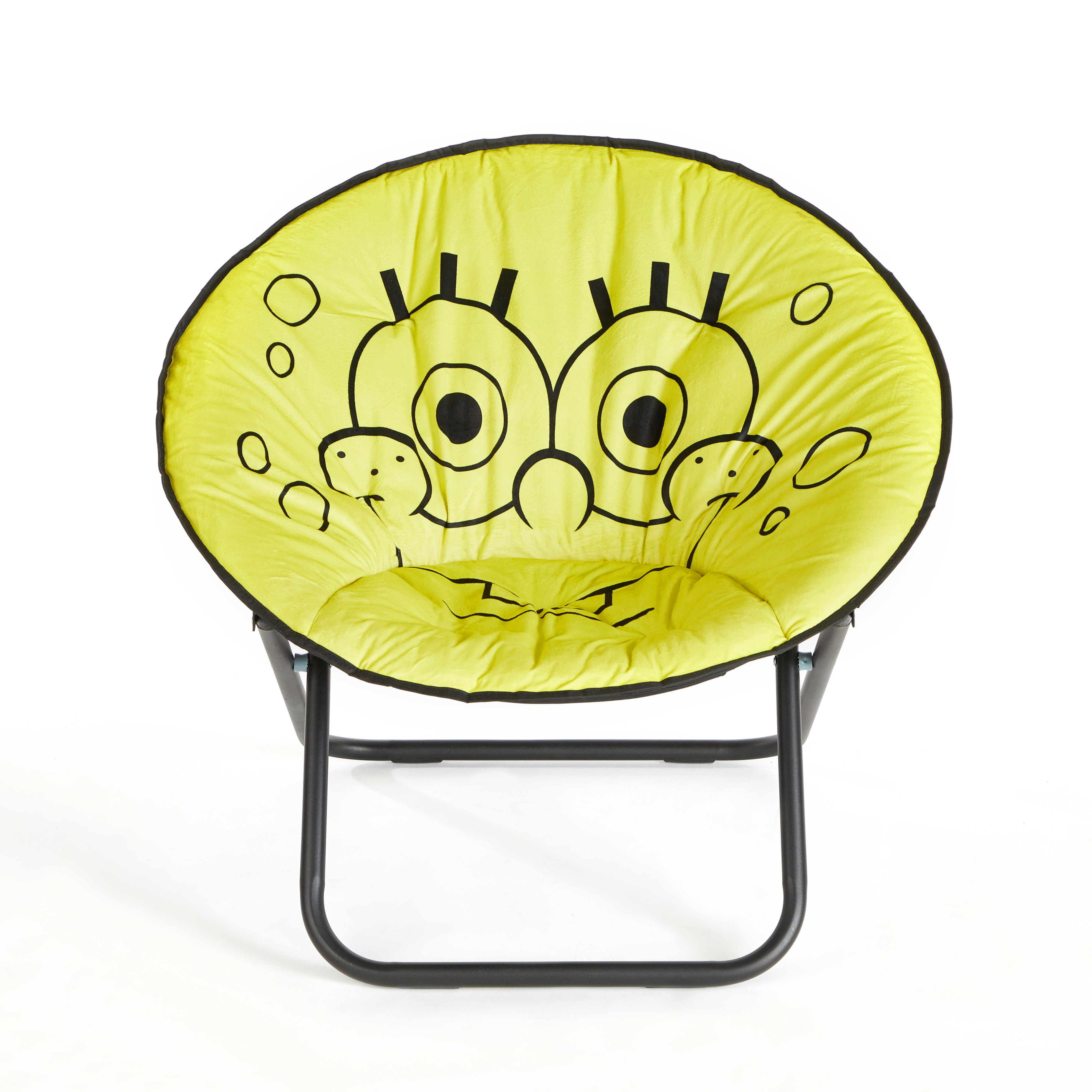 Nickelodeon Spongebob Squarepants 30" Oversized Folding Saucer Chair, Yellow - image 2 of 6