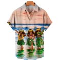 thumbnail image 3 of Camisas hawaianas de verano para hombre, camisas con estampado 3D para vacaciones en la playa, blusas casuales de manga corta para hombre, 3 of 5