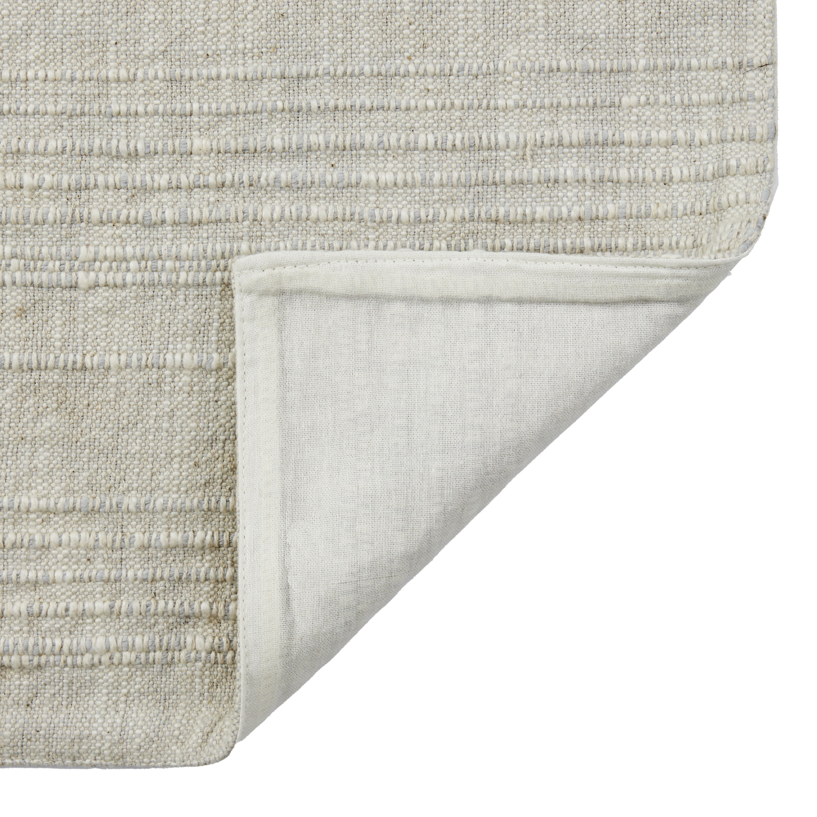 Better Homes & Gardens Beige and Gray Woven Table Runner - 14" x 90" - Soft Silver - 100% Cotton