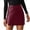 Wine, variant on Clearance Skirts for Women Women's Faux Leather High Waisted Skirt Pu Split Bodycon Shorts Skirts with Slit S-XXL Clearance sale