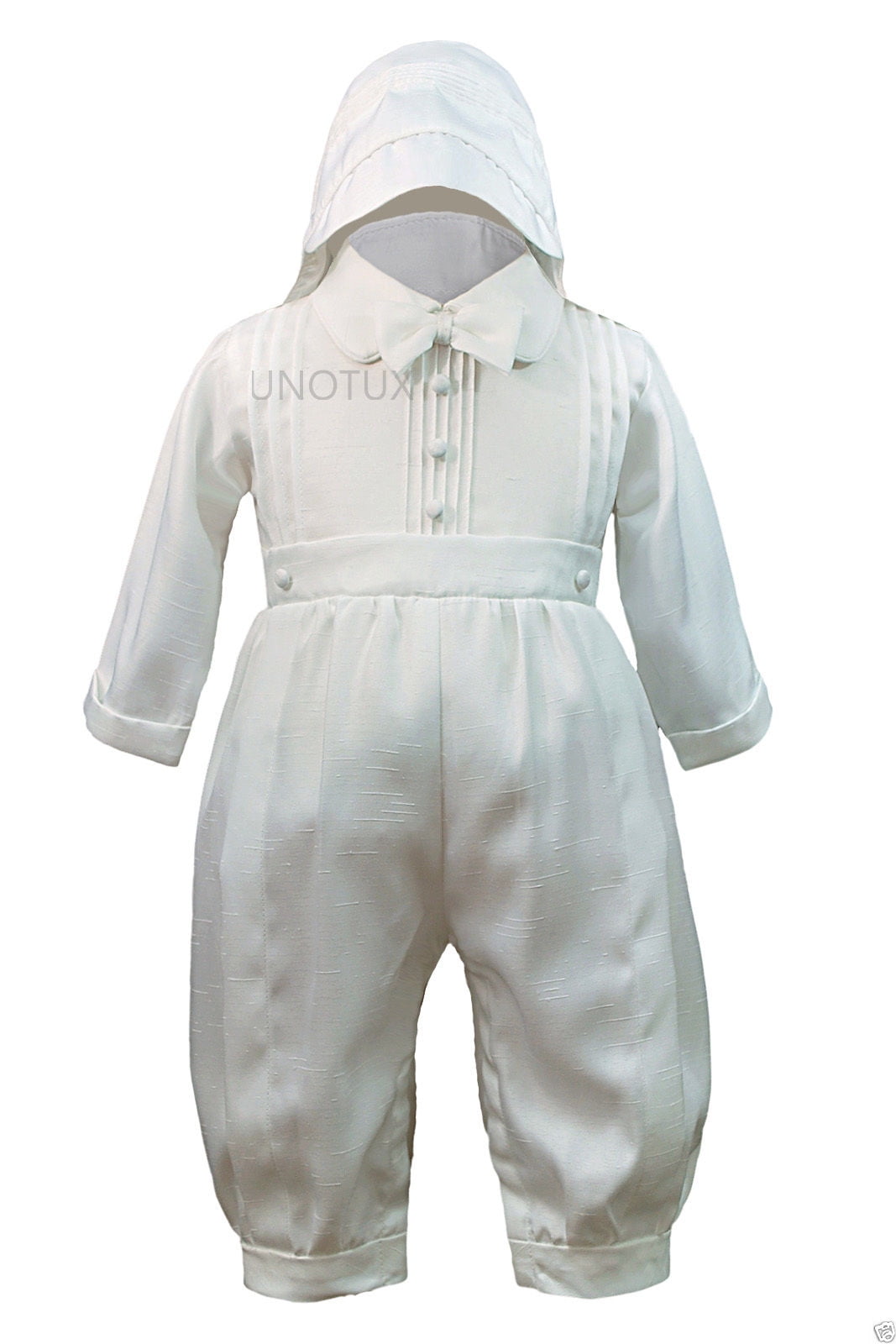 New Baby Boy &Toddler Christening Baptism Gown suit  new born-30M white/silver 