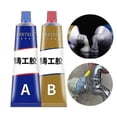 thumbnail image 3 of Industrial Metal Repair Paste Glue Heat Resistance Cold Weld Adhesive A&B Gel, 3 of 5