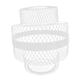 thumbnail image 3 of Accesorios de iluminación de techo Salvador Pantalla de lámpara Alambre de metal Sombra de luz colgante Blanco, 3 of 10