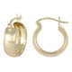 thumbnail image 1 of Arracada Bangle De Oro 10K Diamantado Domino 15 X 6mm Imperial Jewelry, 1 of 4