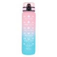 thumbnail image 1 of Botella Deportiva Copa Gradiente Esbelto Motivacional 1000 Ml Con Manejo Gran Capacidad para Al Aire Libre, 1 of 9