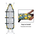 thumbnail image 4 of HELLHERO Soft Fabric Iron Board Cover Easy to Install Elastic Edge Replacement Ironing Board Covers for Home, 4 of 5