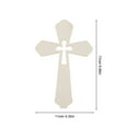 thumbnail image 2 of Nestingho 10Ud Cruz De Madera Decorativa Para Manualidades Y De Color, 2 of 6