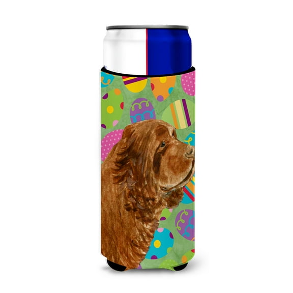 Sussex Spaniel Easter Eggtravaganza Ultra Hugger for slim cans