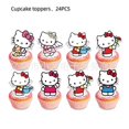 thumbnail image 4 of Figura de Anime desechable de gatito para fiesta, Sanrio, feliz cumpleaños, vajilla de Hello Kitty, plato, servilletas, juguete para niña, Baby Shower, regalo para niños, 4 of 5