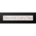 thumbnail image 2 of CAD Designs 14x6 Black Modern Framed Museum Art Print Titled - Blessed Every Day, 2 of 5