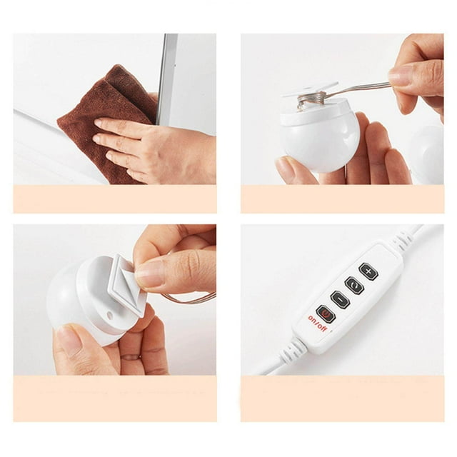 pitrice Vanity Bulbs Modern Makeup Mirror Vanity Stick Home Improvement