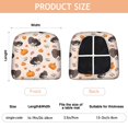 thumbnail image 3 of Happy Thanksgiving Turkey Fall Pumpkin Seat Covers for Dining Room Chairs Set Of 4,Stretch Printed Washable Chair Seat Cover with Elastic Ties and Button,Removable Waterproof Couch Cushion Covers, 3 of 6