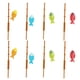 thumbnail image 1 of 8pcs Fishing Rod Shape Cupcake Toppers Cake Decorations Table Decors (Mixed Color), 1 of 4