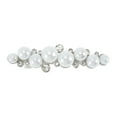 thumbnail image 5 of Unique Bargains 1 Pc Hair Clips Cute Pearl Spring Clip Hairdo Clip Silver Tone White, 5 of 5