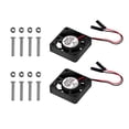 thumbnail image 2 of Aokin for Raspberry Pi Cooling Fan DC 5V/3.3V Brushless CPU Cooling Fan with Screws for Raspberry Pi 4 B, Pi 3 B+, Pi 3 B, Pi 2 B, Pi 1 B+, RetroFlag NESPI Case, etc, 2 Pack, 2 of 4