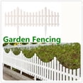 thumbnail image 2 of 24Pack Plastic Garden Border Fencing Fence Pannels Outdoor Landscape Decor Edging Yard, 2 of 12