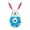 blue-3pc, variant on Inflatable Easter Eggs 15 inch Easter Decorations Outdoor Indoor Blow up Bunny Colorful Decor PVC Ornaments for Lawn, Garden, Party
