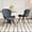 Light Beige, variant on 2-Piece Light Beige Ribbed Dining Chairs Soft Breathable Tech Cloth Upholstered Shell Shape Chairs with Sturdy Metal Legs Modern Accent Chairs for Dining Room Living Room Kitchen