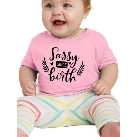

Sassy Since Birth Garland T-Shirt Infant -Smartprints Designs 24 Months