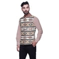 thumbnail image 2 of Atasi Kilim Casual Jacket For Men Printed Nehru Jacket Mens Wedding Indian Waistcoat Mandarin Blazer-Medium, 2 of 4