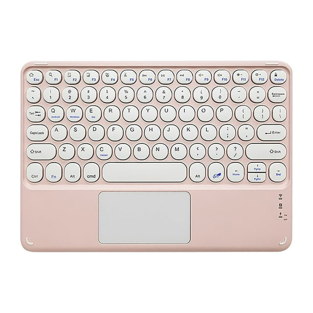 Keyboard Compatible With Phones And IPad 11 Ergonomic Round Key Control Long Battery Life Scissor Design OS Support For And Craft Use
