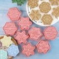 thumbnail image 7 of CSCHome Cookie Stamps Christmas Cartoon Snowflake Cookie Molds Plastic Material Suitable for Christmas Birthday Party Etc, 7 of 7