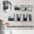 thumbnail image 2 of 2Pcs Wall-Mounted Mug Holder Hooks, Coffee Cups Hanger No Drilling,Mug Rack Hooks with 4 Cup Holders, 2 of 8