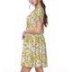 thumbnail image 2 of Balery Cute Sunflower Vestidos sueltos de manga corta para mujer, vestidos de verano 2025, vestidos casuales de corte A con vuelo., 2 of 6