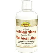 Dynamic Health Lemon Lime Flavor Colloidal Mineral With Blue Green Algae, 32 oz