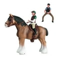 thumbnail image 2 of MERIGLARE Modèle Animal avec PVC Décoratif Simulation Réaliste Cheval Figurine B, 2 of 9