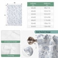 thumbnail image 6 of Light Blue Dandelion Tie Up Curtains 45 Inches Long, Kitchen Window Curtains Over Sink, Spring Flowers Modern Minimalist Small Window Curtains Shade Balloon Curtains Valances for Bedroom/Cafe 34"x45", 6 of 8