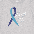 thumbnail image 4 of Inktastic Faith over Fear Hydrocephalus Awareness with Blue Ribbon Boys or Girls Baby T-Shirt, 4 of 5