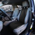 thumbnail image 4 of Cojin de Asiento FH Group FH1018BLACK AVC Piel Sintetica Universal con Bolsillos y Compatible con Airbag, 4 of 5