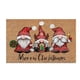 thumbnail image 1 of Bewildely Felpudo navideño fácil de limpiar, felpudo antideslizante para hacer la vida durante las vacaciones, gnomo de Feliz Navidad Decoración del hogar Papá Noel, 1 of 6