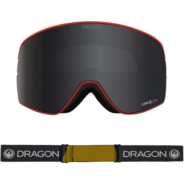 Dragon Alliance NFX2 Block Red /Lumalens Dark Smoke Snow Goggles