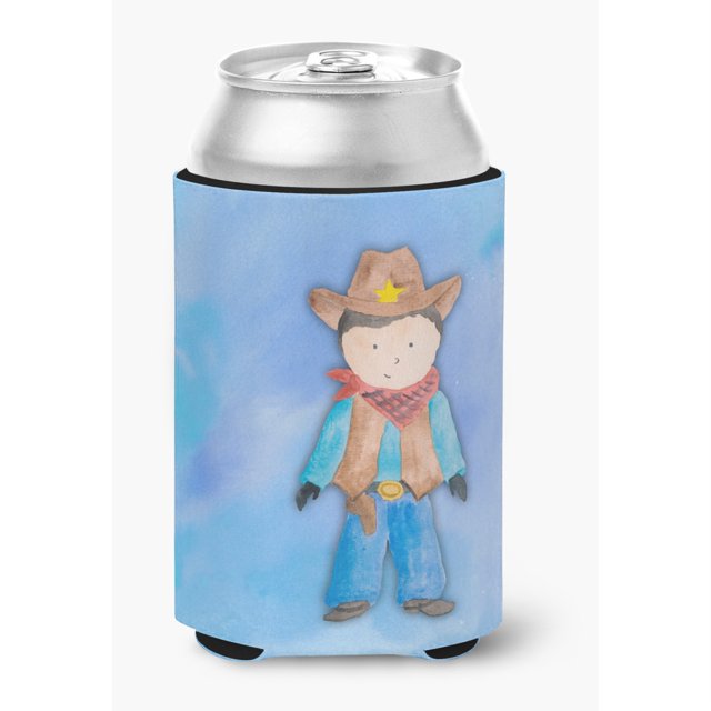 "Treasures Cowboy Watercolor Decorative Can Hugger, Multicolor" Caroline's Treasures BB7368CC