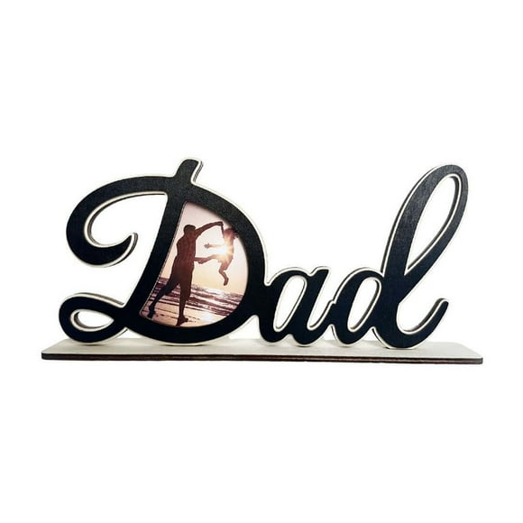 Wooden Father's Letter Frame, Holiday Home Furnishings, Living Room Decorations, Gifts, Crafts
