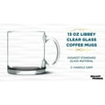 thumbnail image 3 of Libbey Clear Glass Coffee Mugs 13 oz. Set of 10, Bulk Pack - Perfect for Coffee, Tea, Espresso, Hot Cocoa, Other Beverages - Black, 3 of 5
