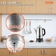 thumbnail image 2 of Cafetera eléctrica VEVOR de 12 tazas, cafetera eléctrica de acero inoxidable 304, 1000 W, base de energía dividida y para mantener caliente automáticamente, 2 of 5