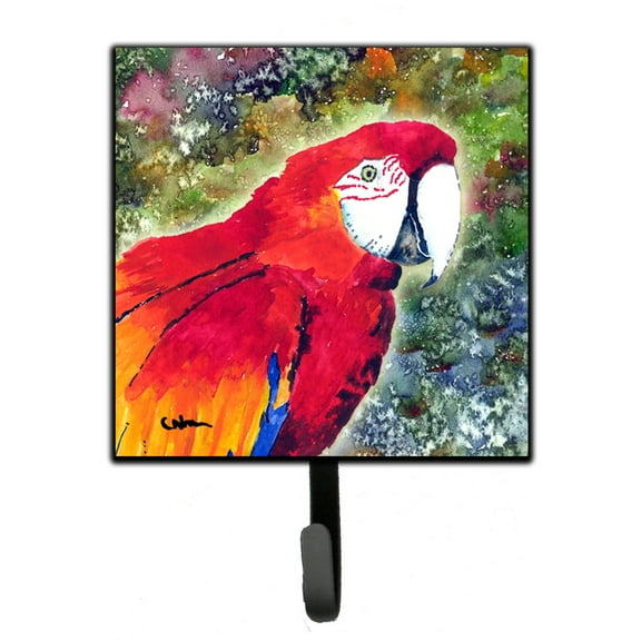 Carolines Treasures 8603SH4 Parrot  Parrot Head Leash or Key Holder Single Hook multicolor