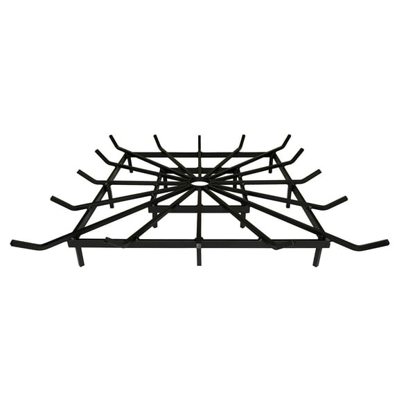 40 x 40 Inch Square Wheel Fire Pit Grate