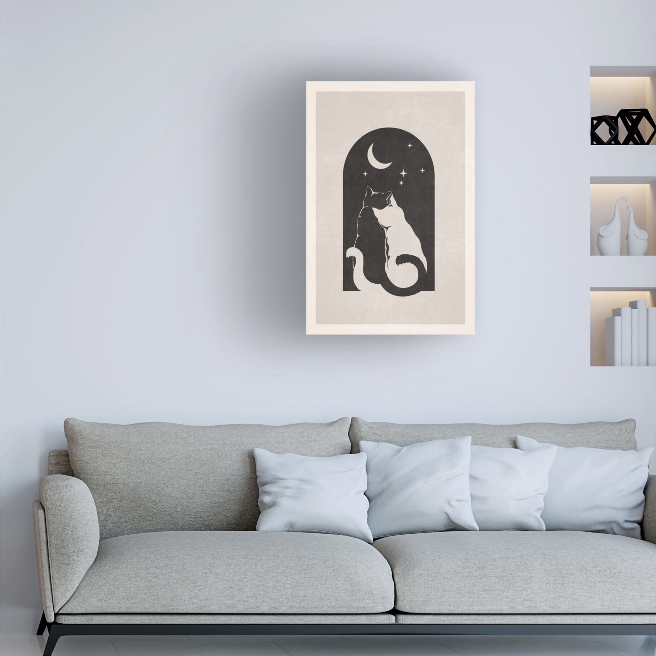 Trademark Fine Art Emel Tunaboylu Rectangle 1 Canvas Wall Art