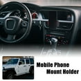 thumbnail image 2 of Multi Functional Phone Holder Radio Holder Mount Bracket Bolt on Stand Bracket Organizer for Jeep Wrangler JK JKU 11-18, 2 of 8