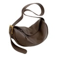 thumbnail image 2 of Bolsas para axilas de gran capacidad para de bola de hervida para negocios, trabajo de vacaciones, hombro de PU para mujer Marrón jinwen Monedero de hombro, 2 of 8