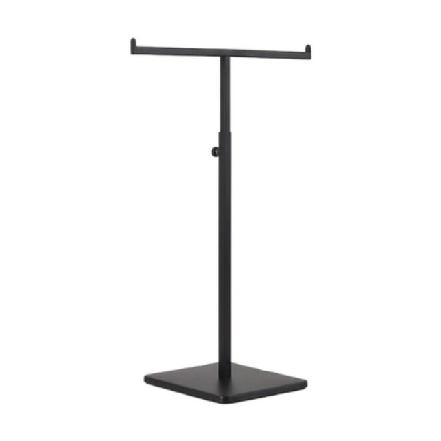Tnarru Bag Display Stand Display Rack Nonslip Bottom Multifunctional Jewelry Necklaces Organizer for Closet Countertop Handbag Black