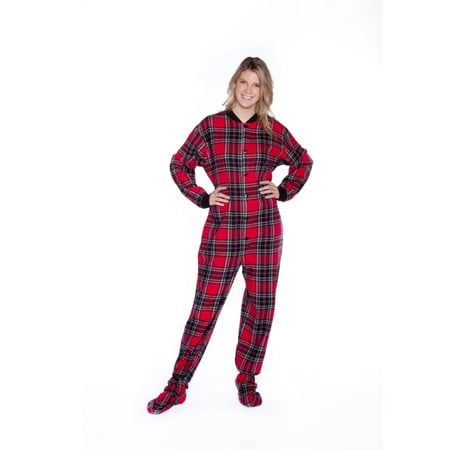 Pussy adult red foot pajamas pussy