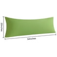 thumbnail image 2 of 2 Pack Microfiber Body Pillowcases Set, Soft and Cozy Long Pillows Covers, (Body pillow not included), 20" x 54", Sage Green, 2 of 5