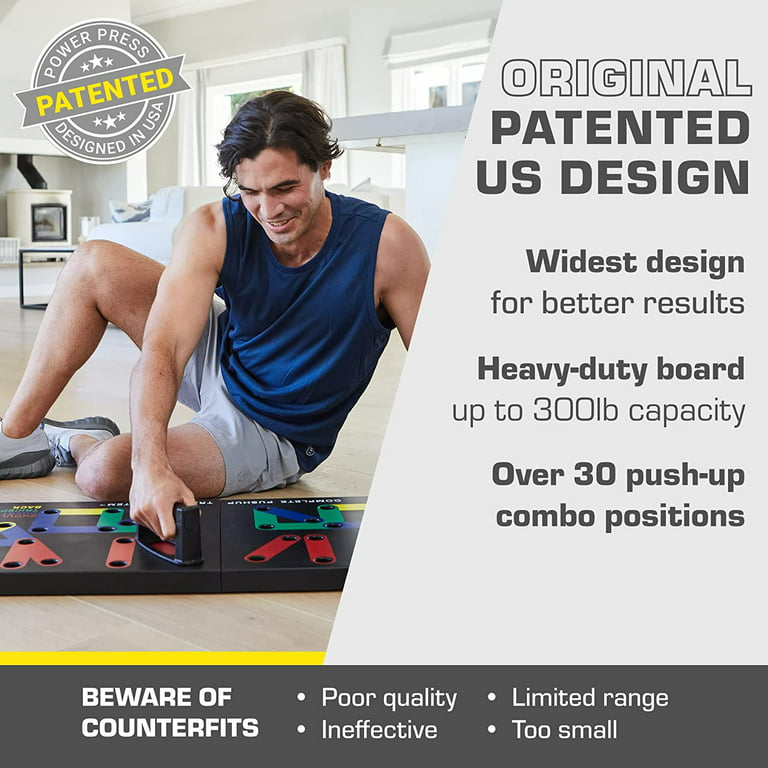 Goplus Portable Push Up Board, 33.5''x 20'' Home Gym Workout