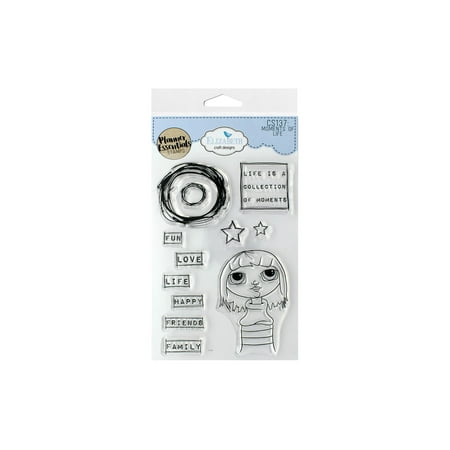 UPC: 0810003531100 | Elizabeth Craft Planner Essentials Clear Stamps Moments Of Life